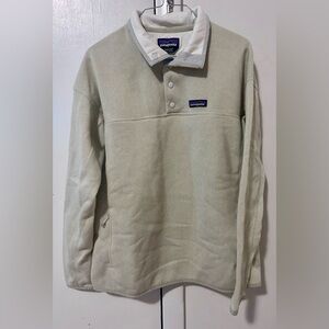 Patagonia Off-White Fleece Pullover